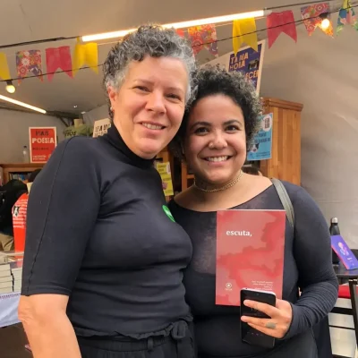 Lançamento e tarde de autógrafos Escuta, na Feira do Livro  29.06.2024​
