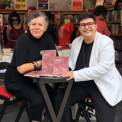 Lançamento e tarde de autógrafos Escuta, na Feira do Livro  29.06.2024​